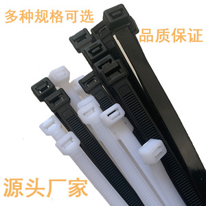 เอเอชอาร์ท ไนลอนเคเบิลไทร์ 2.5x200 มม. สายรัดพลาสติกสีดำสีขาวแบบล็อคตัวเองสำหรับการจัดระเบียบสายไฟ - Product Image 2