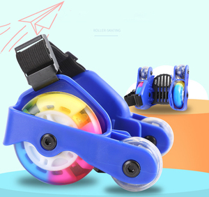 Chaussures à roulettes durables et réglables, colorées, avec talon coulissant, pour enfants, pour la rue, avec lumières clignotantes - Product Image 1