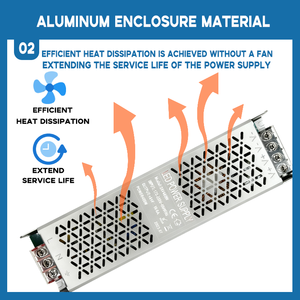 Bảo Vệ Quá Tải Ngắn Mạch Bảo Vệ Quá Quyền Bảo Vệ Duy Nhất Điện Áp AC Đầu Vào <span class=keywords><strong>400W</strong></span> 24V Cung Cấp Điện Cho Dải <span class=keywords><strong>LED</strong></span> - Product Image 2