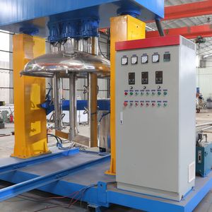 Mezclador Planetario Doble al Vacío para Pigmentos y Sellador de Poliuretano, Alta Capacidad 500L, Bomba Incluida, Dispersión Rápida - Product Image 2