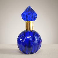 Botella de Perfume de Cristal Rectangular de Lujo Personalizada con Grabado Temático de Amor, Diseño de Fácil Apertura, Fragancia Elegante para Mujer