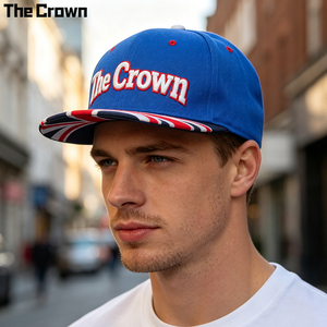 Custom Logo Union Jack Print 6 Panel Flat Brim <b>Cap</b> Wholesale Bulk Embroidered <b>Hat</b> Manufacturer - Product Image 1