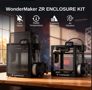 Nouveau kit d'enceinte pour imprimante 3D WonderMaker ZR, USB, plus sûr, plus silencieux, avec filtration d'air intégrée, température stable, haute performance - Product Image 3