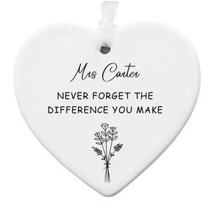 จี้เซรามิกสำหรับตกแต่งต้นคริสต์มาสของที่ระลึกแขวนชิ้นเดียวตามสั่ง - Product Image 1