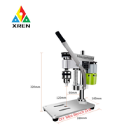 Mini perceuse à colonne de table en gros |   Machine à percer de bureau pour bijoux, perles, circuits imprimés et petites ateliers