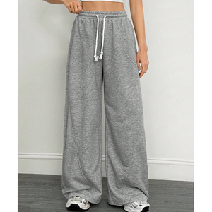 กางเกงลำลองขากว้างของผู้หญิงที่มีสไตล์และเก๋ไก๋ - Product Image 3