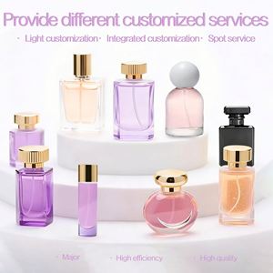 <b>Empty</b> Cosmetic Glass Perfume Bottles 30ml/50ml/100ml Round/Square/Customized Shape Pump Spray with <b>Box</b> <b>for</b> Face Cream & Skincare - Product Image 5