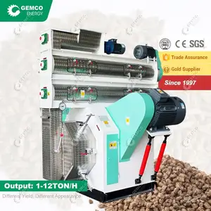 BEST Quality Control Poultry GEMCO Ring Die Feed Pellet Mill for Making Cattle,Livestock,Chicken,Broiler,Rooster,Fodder,Pellet