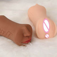 OEM/ODM Jouet sexuel pour hommes 3 en 1, masturbateur masculin, vagin anal, outil de masturbation, poupée sexuelle en plastique et caoutchouc pour hommes
