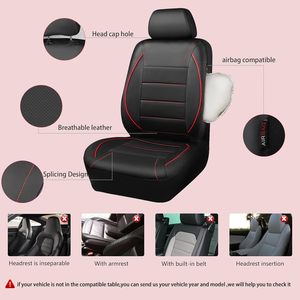 Housses de siège de <span class=keywords><strong>voiture</strong></span> complètes en cuir PU, style minimaliste, compatibles airbag, pour Volkswagen Beetle toutes générations (<span class=keywords><strong>vente</strong></span> en gros) - Product Image 2