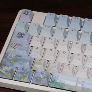 Teclas Frieren, Teclas <span class=keywords><strong>de</strong></span> Anime para Juegos, 120 Teclas PBT DYE SUB Cherry MOA MX Switch para <span class=keywords><strong>Teclado</strong></span> Mecánico 61/63/64/83/87/104 - Product Image 4