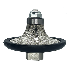 Jirui B5/B10/B20/B30 kim cương hồ sơ bit nửa <span class=keywords><strong>bullnose</strong></span> chân không brazed kim cương Router bits cho đá tự nhiên và bê tông - Product Image 2