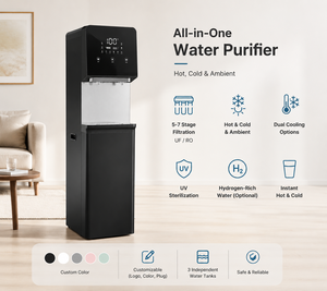 Distributeur d'eau vertical intégré à osmose inverse avec chauffe-eau intelligent à régulation de température - Product Image 2