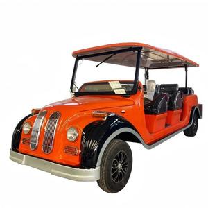 Hot Sale Four <b>Wheel</b> Classic Electric Vintage Sightseeing Car High Quality 2 Seater 4 Wheeled for Sightseeing Wedding - Product Image 5