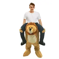 Funny People Carry Me Ride On Animal Mascot Costume
