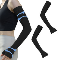 Manchon de compression pour lymfoédème 15-20 mmHg, soutien post-mastectomie, respirant, en spandex, beige, taille moyenne
