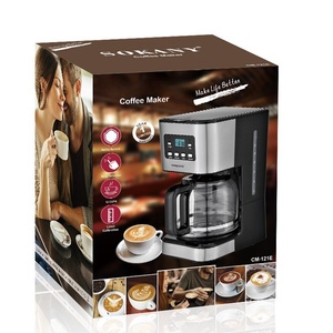 <span class=keywords><strong>Machine</strong></span> <span class=keywords><strong>à</strong></span> <span class=keywords><strong>Café</strong></span> Professionnelle Intelligente Portative et Économique, avec Filtre Goutte <span class=keywords><strong>à</strong></span> Goutte Automatique pour Expresso et Grains, Idéale pour les Affaires - Product Image 6