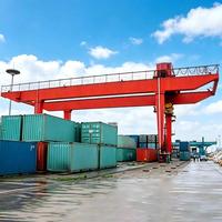 Grue portuaire à portique de 30 tonnes à double poutre, montée sur rail, type RMG, pour le manutentionnement en zone de terminal de conteneurs