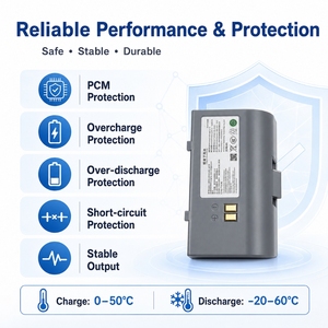 Pack de batteries PSE CE 7.2V 2550mAh 18650 2S1P NMC à décharge 3C avec contact Pogo Pin pour imprimante à codes-barres, scanner PDA, OEM - Product Image 2