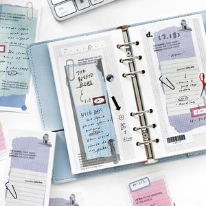 Paquete de 80 Notas Adhesivas, Serie de Recortes Incompletos, Papel de Notas con Fondo Elegante Inspirado en Instagram para Estudiantes y Planificadores - Product Image 4