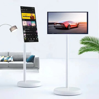 Tablet Android 12 tampilan ponsel portabel, baterai 21.5 inci layar sentuh In-Cell Gym Gaming ruang Langsung Tv pintar