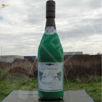 BOYAN bouteille de champagne gonflable sur mesure promotionnelle grande bouteille de champagne en plastique champagne décoratif publicitaire géant