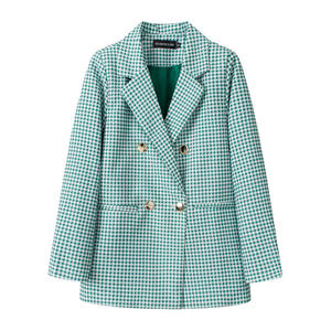 2026 Wholesales Cheap Price Doodle Style Woman blazer Spring New Color and Fashion for Office <strong>Lady</strong> <strong>Suit</strong> Style Double Button - Product Image 4