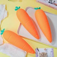 Nouveauté 2026 : Jouet Squishy Géant en TPR en forme de Carotte, Parfumé, à Remontée Lente pour le Soulagement du Stress
