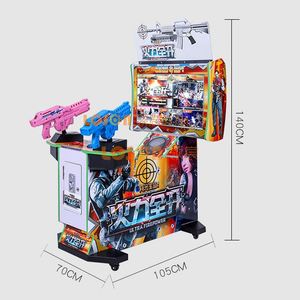 NINIX 241203 32 LCD Simulateur vidéo 3-en-1 Ultra Firepower, pistolet de tir d'arcade pour enfants avec lampe LED pour machine en bois 220V - Product Image 4