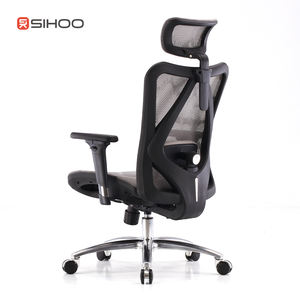 <span class=keywords><strong>Sihoo</strong></span> M57 Chaise de travail noire et grise Accoudoirs en PU 3D Siège de bureau Mobilier de bureau Chaises de bureau ergonomiques - Product Image 1