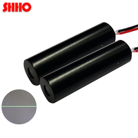 Módulo láser de línea verde de alta calidad, localizador láser de producción de clase industrial, lámpara de transmisión, accesorios de escáner, 520nm, 30mw
