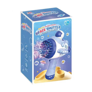Jinying - Jeu d'extérieur pour enfants - Nouveau design 2024 - Pistolet à bulles électrique en forme d'avion spatial à 45 trous pour filles - Product Image 6