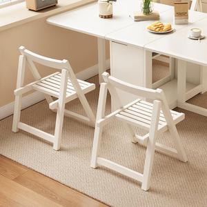 Solid Wood Folding <b>Chair</b> Walnut Color Simple Modern Design For <b>Dining</b> Study Room Use - Product Image 4