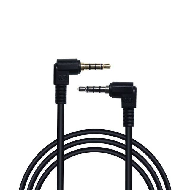 Hot Sale 90 Degree Right Angle Gold Plated 3.5mm Stereo Cable Male to Male Aux Audio Cable for Car Audio