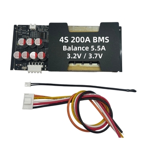 4S 3.2V 14.6V LiFePO4 32140 BMS 400A Carte de protection de stockage d'énergie à courant élevé fonction d'équilibrage actif 5.5A - Product Image 1