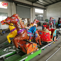 Manège Cheval Sauteur pour Enfants, Robuste, Vente Directe Usine, Idéal pour Événements Festifs en Extérieur