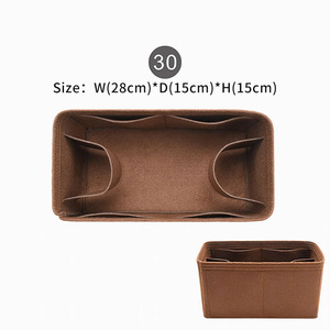 Factory Custom Open Fashion Felt Bag Organizer for Large Capacity Makeup <strong>Handbag</strong> <strong>Insert</strong>, Customizable for Cosmetic Storage - Product Image 4