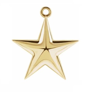 Ornement de boule de décoration suspendue en métal étoile dorée de Noël pour fournitures d'ornement suspendus d'arbre pour les décorations de Noël - Product Image 5