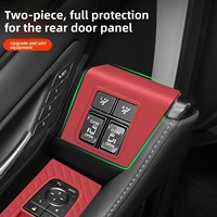 Pour Toyota Alphard 2023-2025 – Cache-boutons de lève-vitres en silicone – Accessoires de protection et d'amélioration de l'intérieur de la voiture