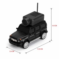 Voiture RC FPV 1:64 avec caméra HD 480P, contrôle par application WiFi, stabilisateur gyroscopique 4 canaux 2,4 GHz, voiture miniature électrique prête à l'emploi pour enfants