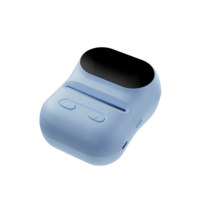 Printer Label Termal Mini Nirkabel 57mm untuk Android/iPhone 203dpi Printer Stiker Portabel untuk Teks untuk Pelajar dan Anak-anak