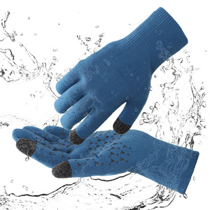 Gants de ski personnalisés imperméables, chauds, respirants, compatibles écran tactile, anti-gel, tricotés, pour le cyclisme et les activités de plein air - Product Image 1
