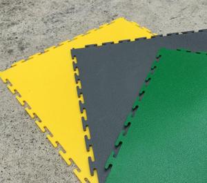Suelo de PVC entrelazado de alto tráfico, resistente a arañazos e impermeable, superficie antideslizante para oficinas, escuelas, garajes, textura lisa - Product Image 5