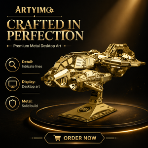 Kit de Modélisme 3D en Métal DIY <span class=keywords><strong>Thunder</strong></span> <span class=keywords><strong>Hawk</strong></span> Gold – Jouet Éducatif STEM Personnalisable en Gros, Cadeau Décoratif, Vente Directe Usine, OEM, CE EN71 - Product Image 1