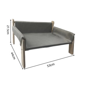 Cat Sofa Solid Wood Rectangle 53cm Breathable Cat Lounge <b>Chair</b> <b>Small</b> Cat Furniture - Product Image 1
