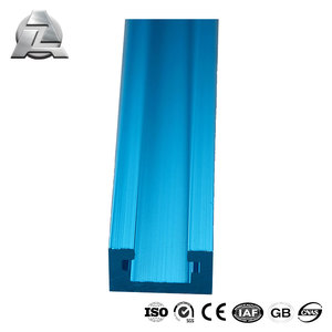 1200mm de Long couleur bleue universel 19mm largeur t piste travail du bois en alliage d'<span class=keywords><strong>aluminium</strong></span> t fente scie à onglets Rail t profil de piste - Product Image 3
