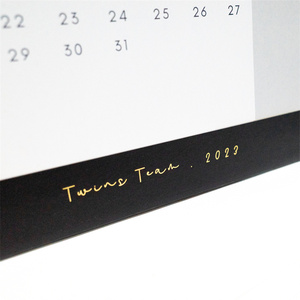 Vente chaude 2025 calendrier mural personnalisé propre conception feuille de sublimation estampage calendrier d'impression annuel - Product Image 5