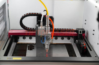 Máquina de Corte Láser de Aluminio, Pequeña, de Escritorio, 800W, Portátil, Grabador de Láminas Metálicas de Fibra, Herramienta CNC, Refrigerada por Aire, Precisión