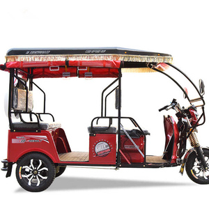 Triciclo Rickshaw de Gran Potencia para Adultos, Otros Triciclos para Pasajeros, Triciclo Cerrado de Baja Velocidad de 60V - Product Image 5