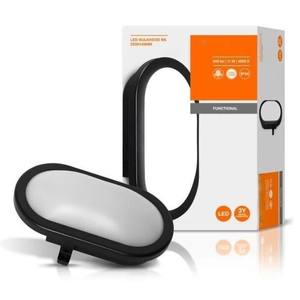 Applique LED da Esterno Ovale 11W 4000K Nera, Ideale per Illuminare Ingressi e Spazi Esterni in Modo Efficiente. - Product Image 1